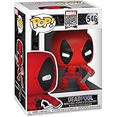 Funko 44154 POP. Bobble Marvel: 80th-First Appearance: Deadpool Collectible Figure, Multicolour, 3.75 inches