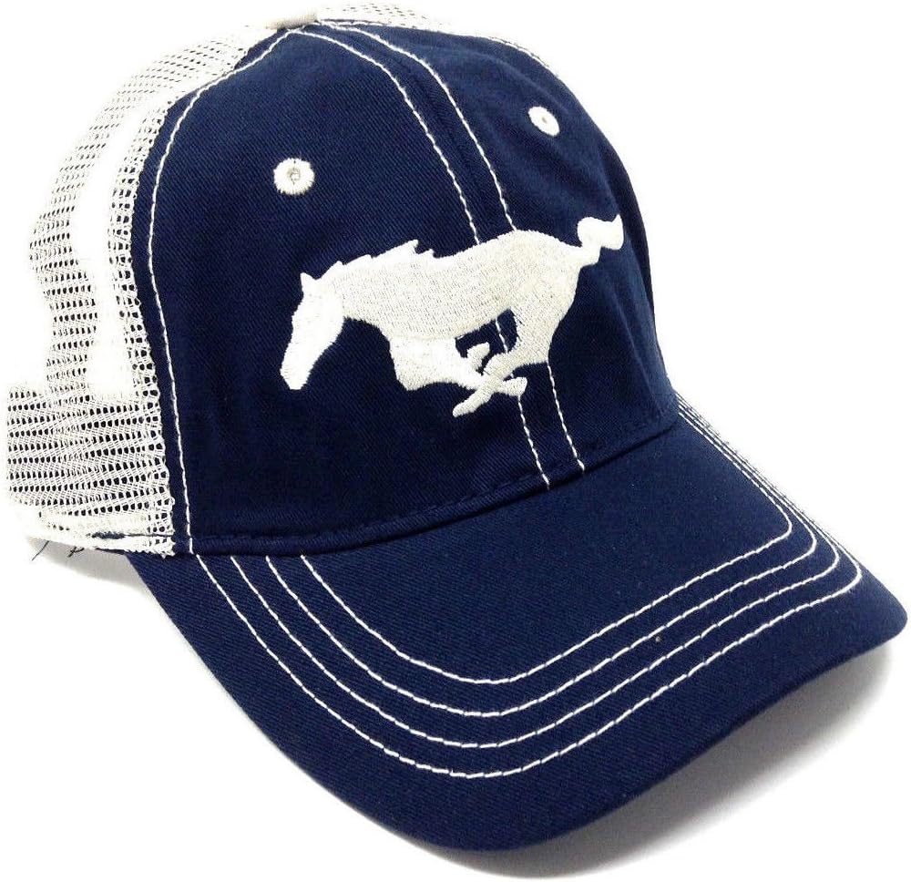 Ford Mustang Pony Logo Mesh Trucker Snapback