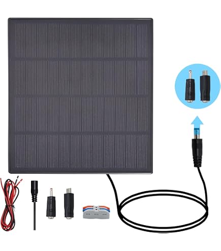 12v Solar Panel Kit 1 Watt 6 Volt Epoxy Resin Polycrystalline Small ...
