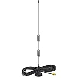 Bingfu Dual Band VHF UHF 136-174MHz 400-470MHz Ham Radio Antenna Handheld Two Way Radio Magnetic Base SMA Female Antenna for 