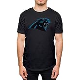Hybrid Sports NFL - Carolina Panthers - Distressed Team Logo - Men's and Women's Short Sleeve T-Shirt - Size Medium Carolina Panthers - Black
