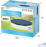 Intex 28030 Framepool Cover 305 cm Round Pool Cover 10' 25 cm Overhang view 7