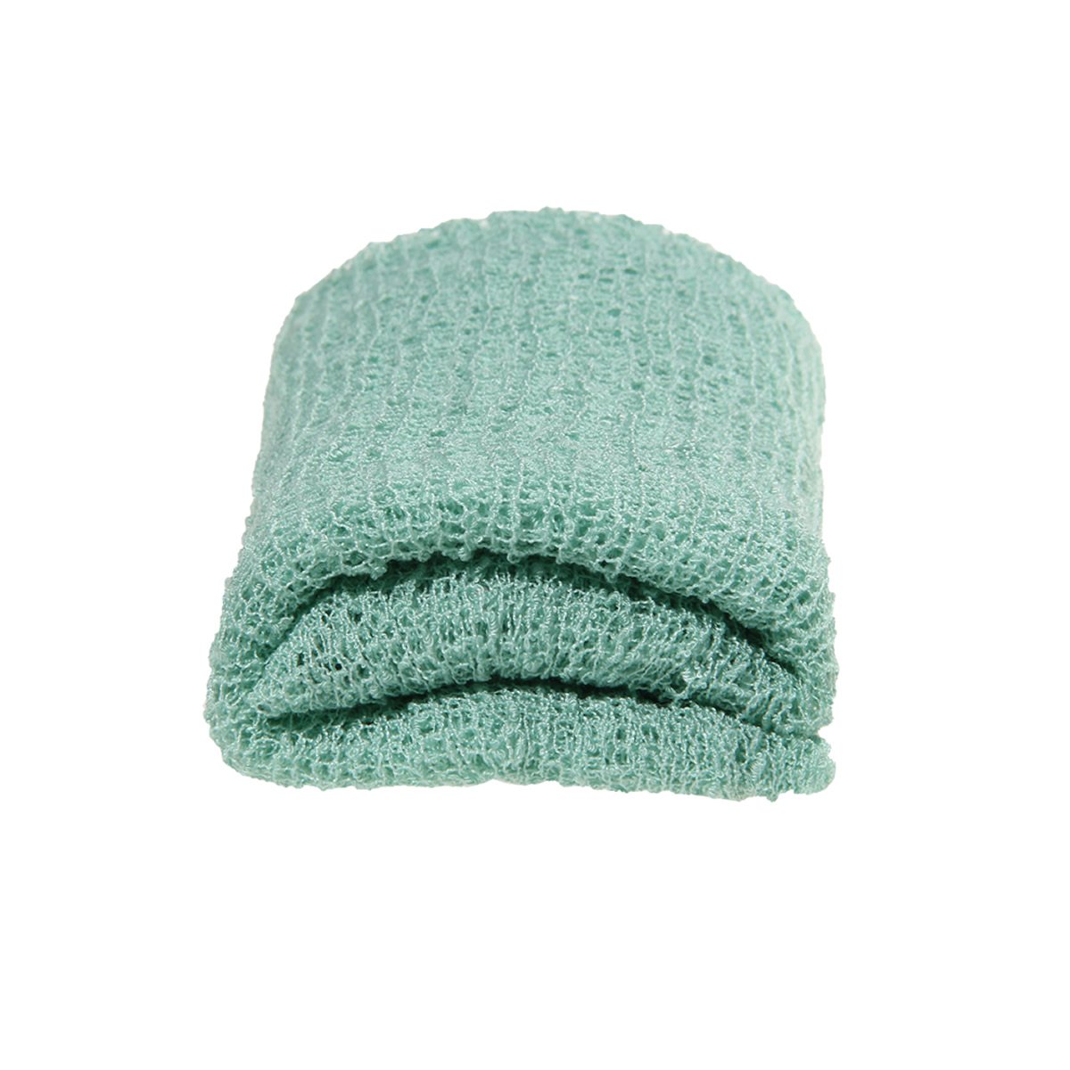 inSowni 3PCS/Set Photo Photography Blanket Props Wrap Swaddle With Flower Headband & Barefoot Sandals For Baby Girl Boy Newborn (Aqua)