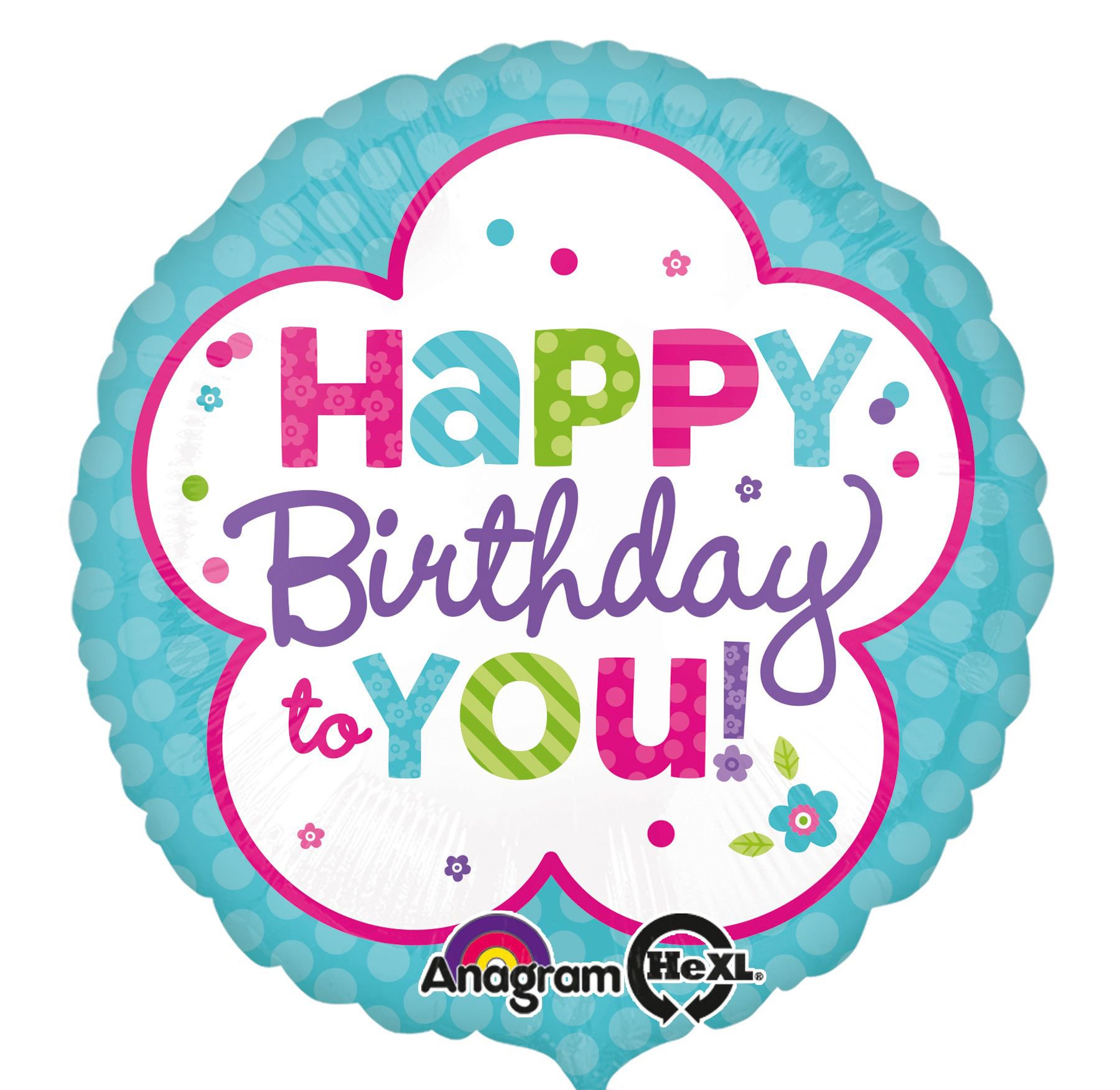 Amscan 3092501 Happy Birthday Foil Balloons