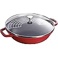 STAUB Cast Iron Perfect Pan, 4.5-quart, Cherry