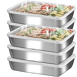 GIUOIDUO Stainless Steel Lunch Box 6-Pack,Stackable