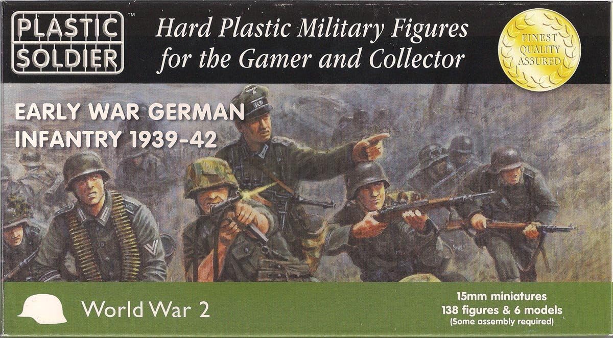Plastic Soldier Company 15mm Early War German Infantry 1939-42 (Black Box)