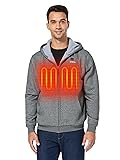 ORORO Heated Hoodie with Battery, Fleece Full-Zip