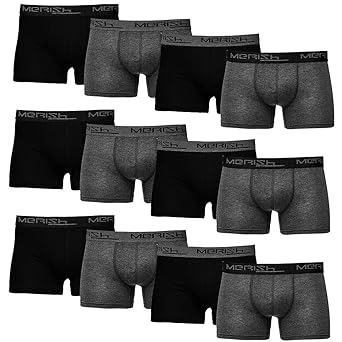 MERISH Boxershorts Men Herren 12er Pack Unterwäsche Unterhosen Männer Retroshorts 218 + 213