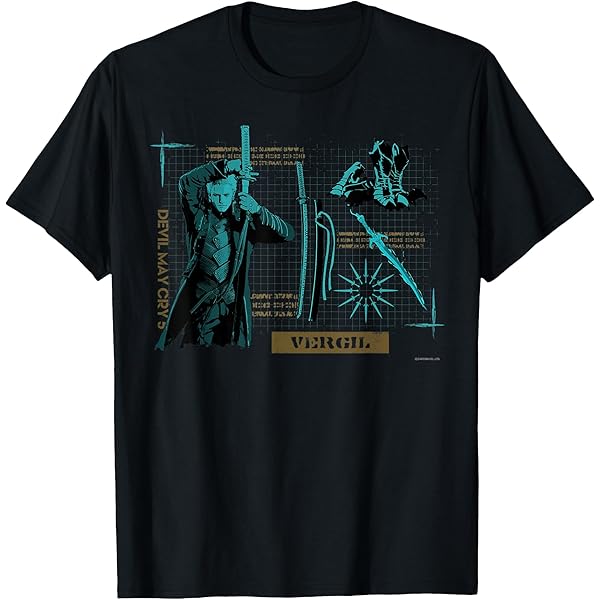 DEVIL MAY CRY ゲーム tシャツ Retro PS2 Devil May Cry - Vintage Y2K Video Game T-shirt