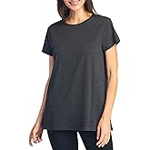 Fishers Finery Womens Ecofabric Organic Cotton & Rayon Blend Crew Neck Shirt | Relaxed Fit