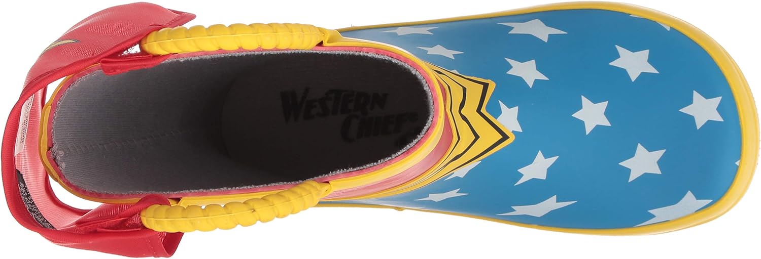 Western Chief Kids Womens Wonder Woman Rain Boot (Toddler/Little Kid/Big Kid): Shoes