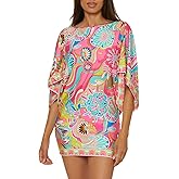 Trina Turk Womens Venus Casablanca Swim Dress, Casual, Beach Cover Ups for Women