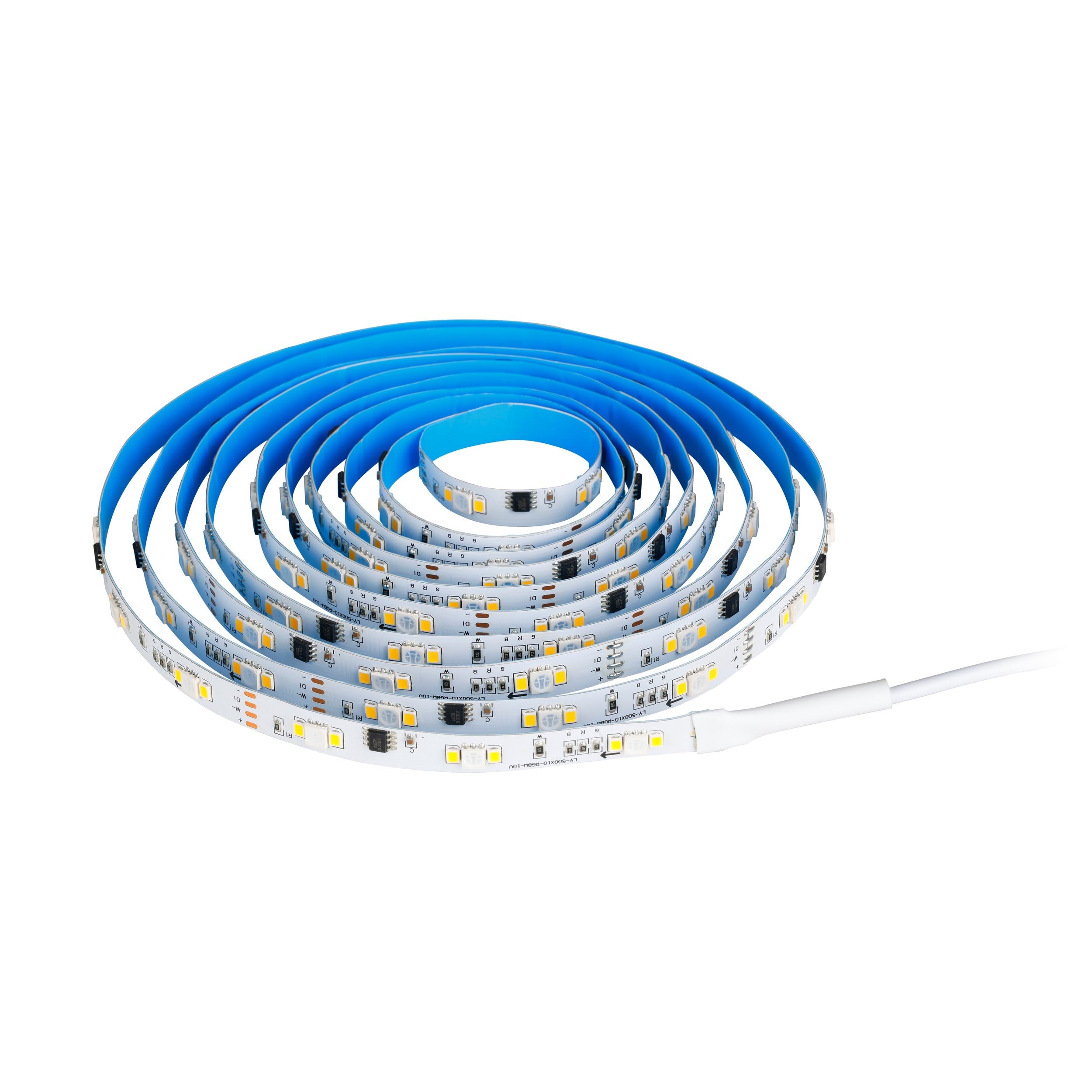 Eglo LED Strip Light RGBIC, lightstrip with Light Effects, Gaming Room Setup and Party Decor, Coloured Flexible Stripe, Warm White and RGB, 3 m — image 1