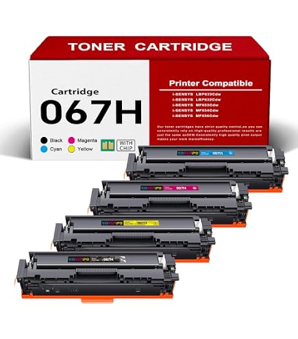 067H Black Toner Cartridge High Capacity Replacement for Canon 067