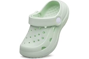 vibdiv Boys Girls Clogs Kids Garden Shoes Unisex Child Cartoon Slides Sandals Beach Slipper Indoor Outdoor(Toddler/Little Kids/Big Kids)