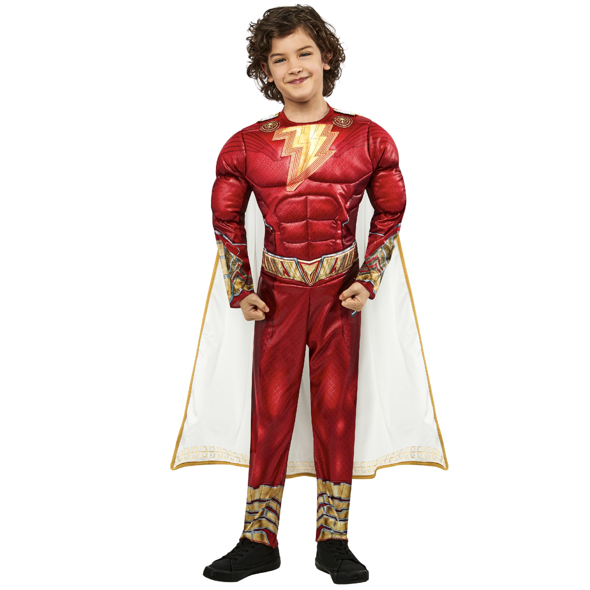 Rubies 1000318XS SHAZAM BOYS COSTUME Kids Fancy Dress, Multicolour, 4-5 Years Halloween