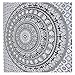 GLOBUS CHOICE INC. Tapestry Wall hangingsTapestry Wall Art Collage Dorm Beach Throw Bohemian Black and White Hippie Mandala Tapestry Wall Decor Boho Bedspread 54