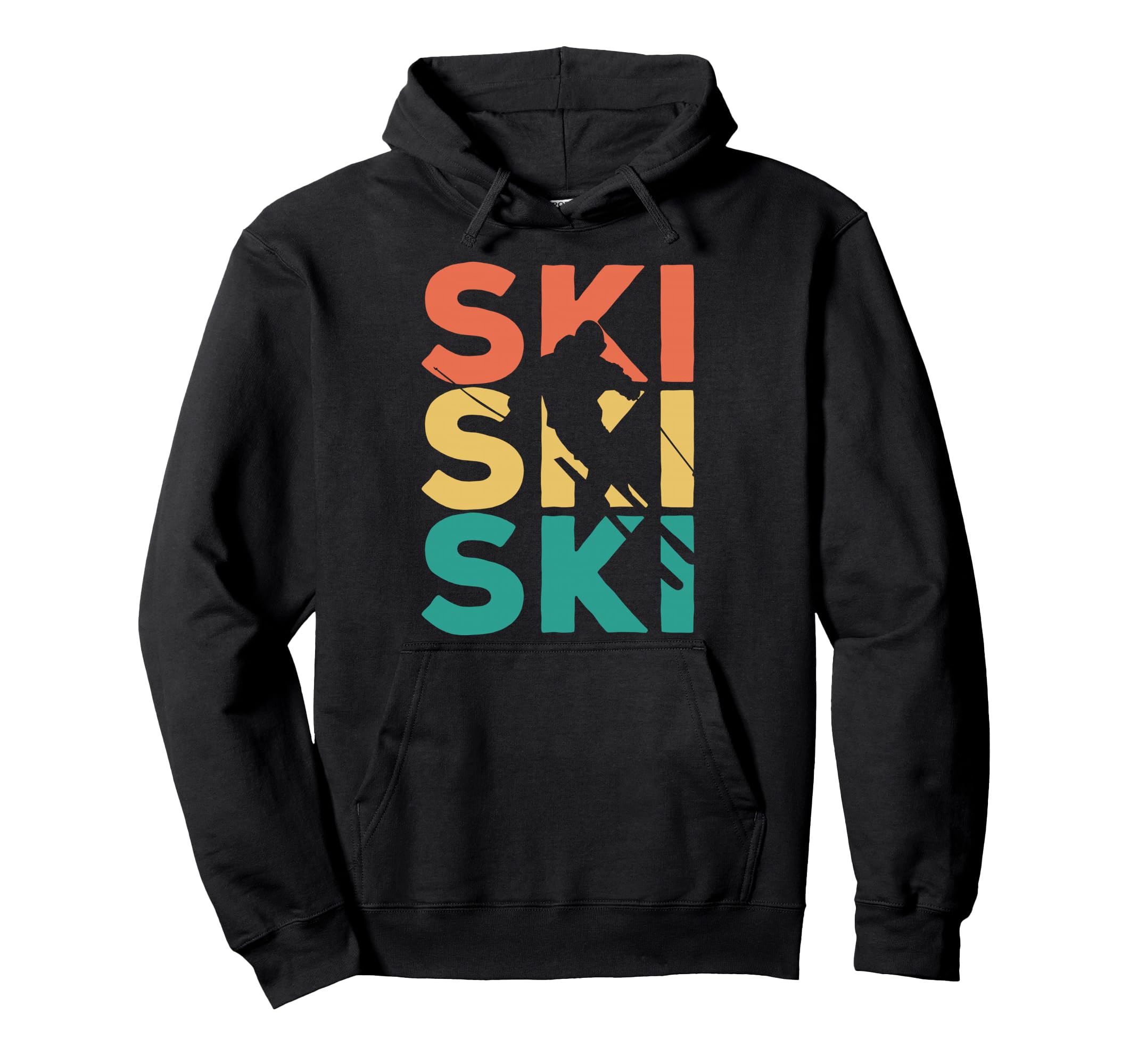 Photo 1 of Retro Vintage Skiing Gift For Skiers Pullover Hoodie