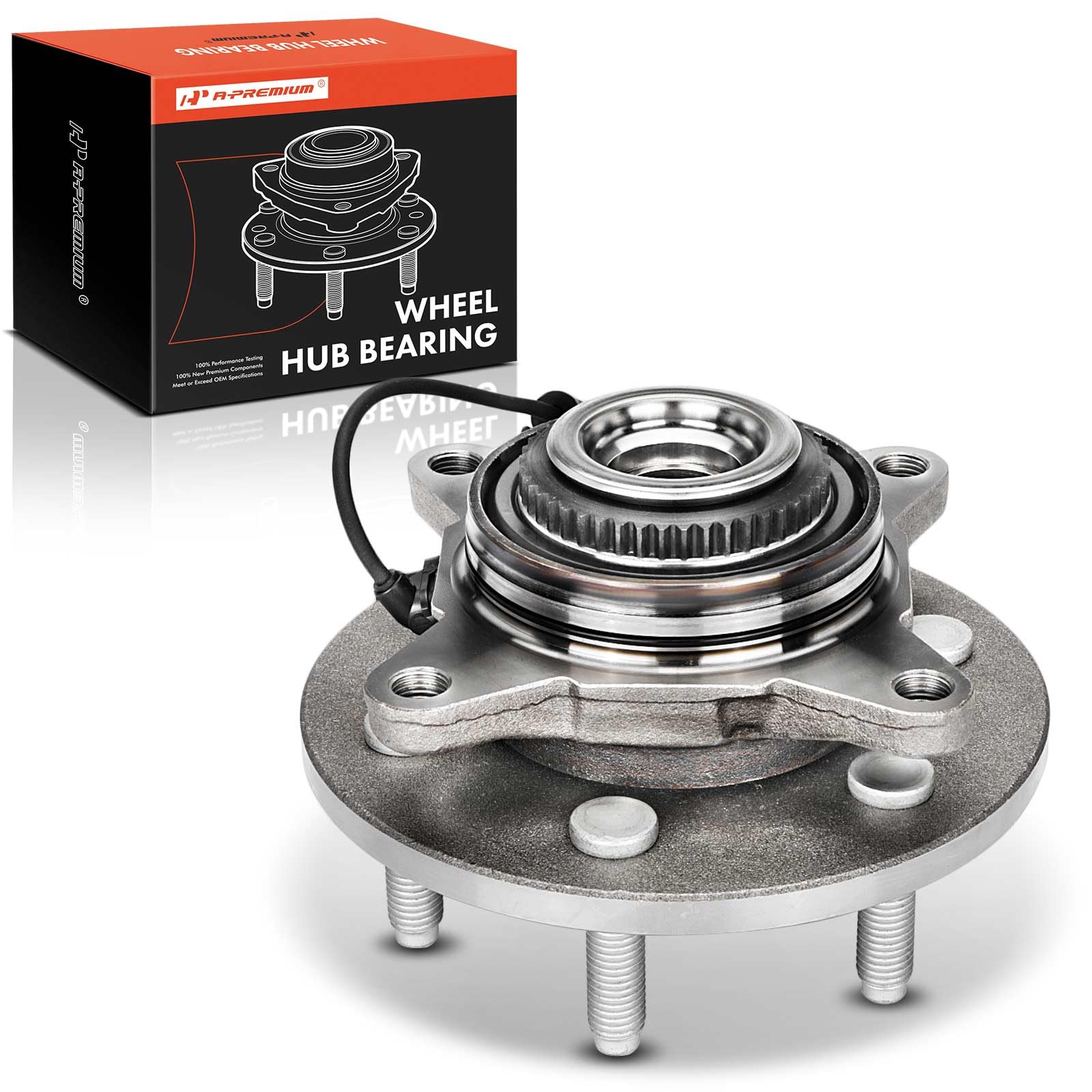 A-Premium Front Wheel Bearing and Hub Assembly with