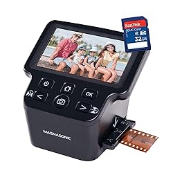 Magnasonic All-in-One 24MP Film Scanner with Large