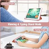FINTIE Hybrid Case for iPad 9th/8th/7th Gen 10.2 Sunset Ombre Shockproof view 3