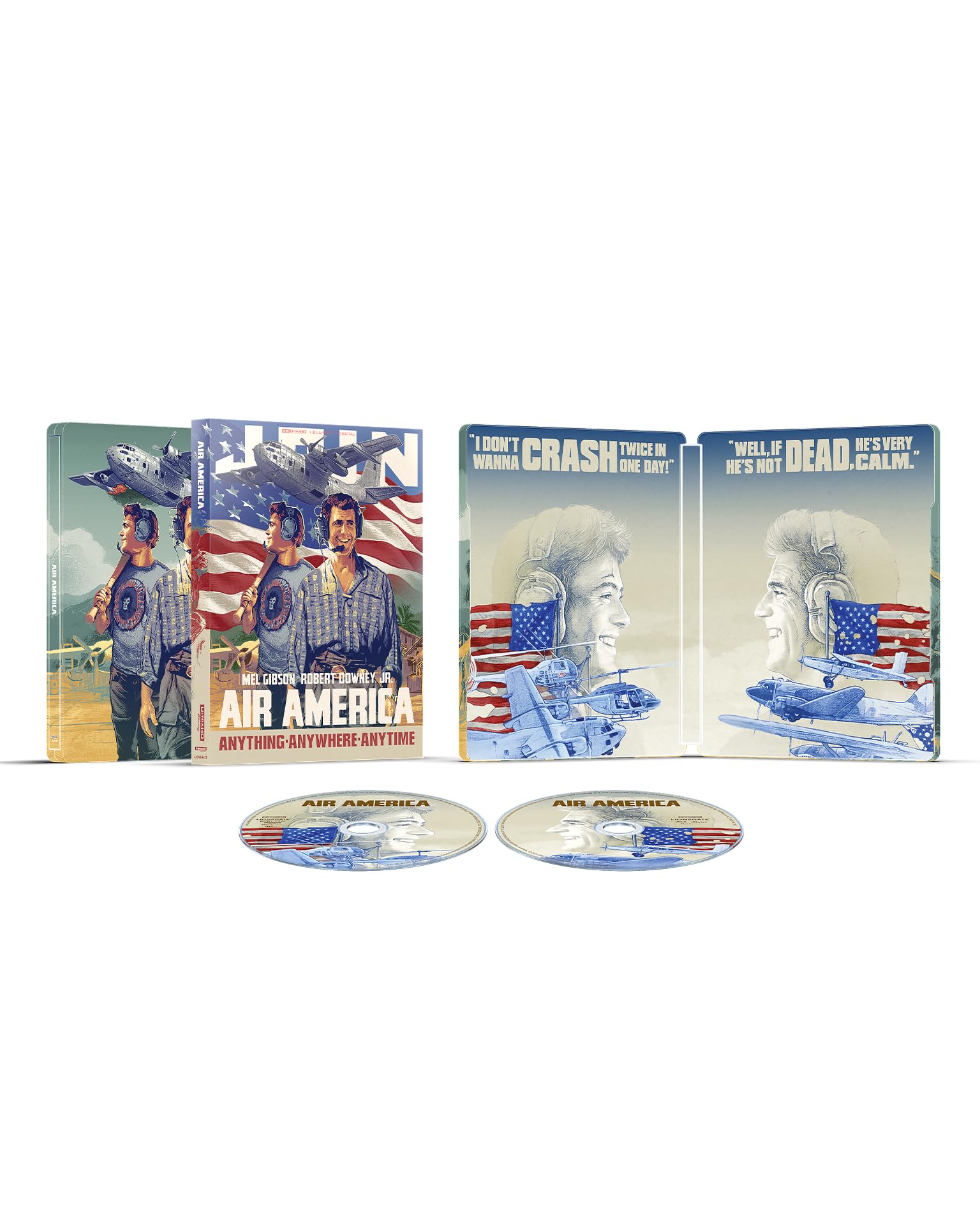 Photo 1 of Air America 4K + Bluray + Digital Amazon Exclusive Steelbook