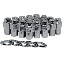 thumbnail image 2 of CWA 20-Pack Chrome Bulge Acorn Lug Nuts – 1/2-20 Thread, 60° Conical Seat – For Mopar 2 of 6