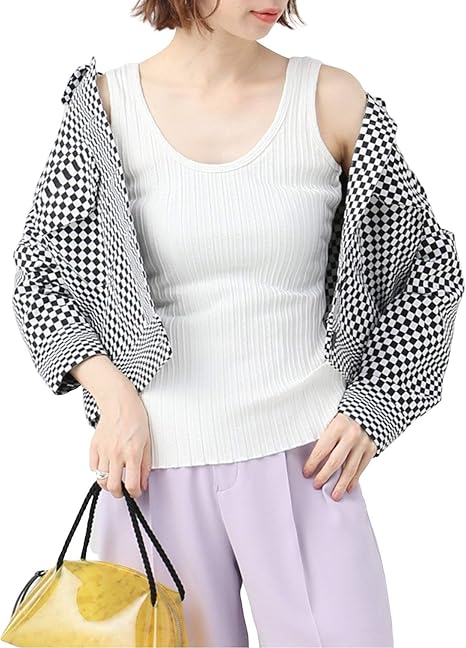 Amazon サイモン ミラー Simon Miller サイモン ミラー Ponce Macadamia Rib タンクトップ S ホワイト キャミソール タンクトップ 通販