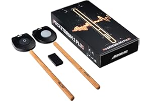 AeroBand PocketDrum 2 Plus Electric Air Drum Set Air Drumsticks, with Drumsticks, Pedals, Bluetooth, USB MIDI Function, Electronic Drums for Adults, Kids, Gift