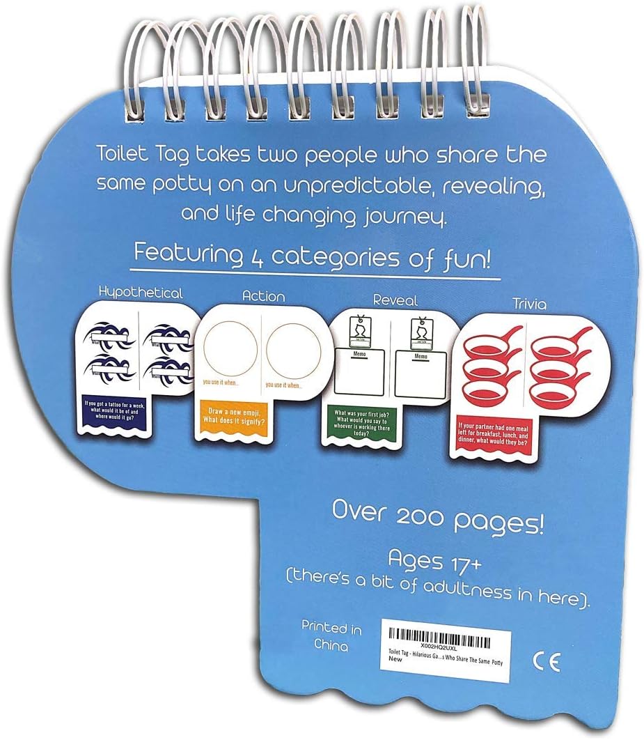 Toilet Tag - Hilarious Game for Adults Who Share The Same Potty for Couples: Toys & Games