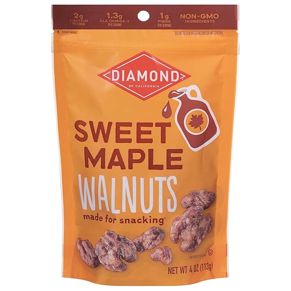 DIAMOND OF CALIFORNIA SWEET MAPLE WALNUTS 4 OZ