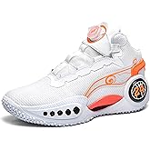 Men's High-Top Basketball Shoes Anti-Slip and Wear-Resistant Soles Running Shoes Graffiti Design Fashionable Sports Shoes