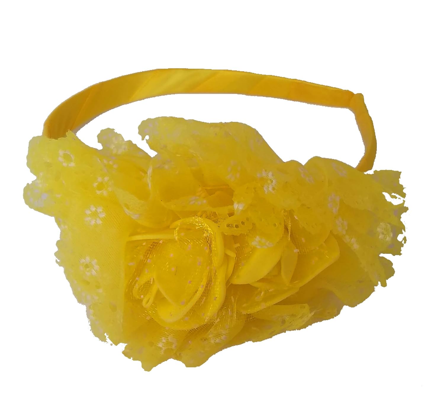 girls yellow headband
