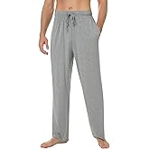 NACHILA Men's Pajama Pants-Viscose Made from Bamboo,Soft Sleep Bottoms Stretchy Sweatpants with Pockets