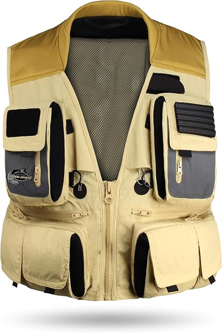 normani Moderne Anglerweste Fliegenfischerweste Multifunktionsweste (S ...