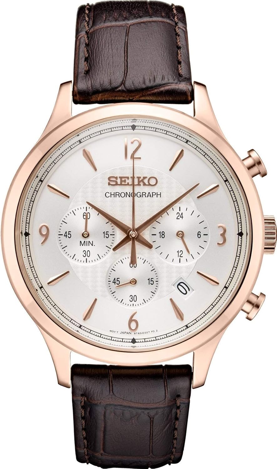 Seiko Conceptual Chronograph Quartz Silver Limited time for free shipping  SSB3 Watch Men's Dial