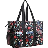 ABAMERICA Nurse Bags for Work Nursing Bag Multiple Pockets Waterproof Organizing Zip Top Clinical Bag for Nursing Students