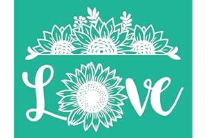 Artstencils Sunflowers Theme Stencils,Self-Adhesive Reusable Mesh Silk Screen Stencil for Painting on Wood, Canvas, Paper, Fabric, Walls, Furniture, Crafts Home Decor