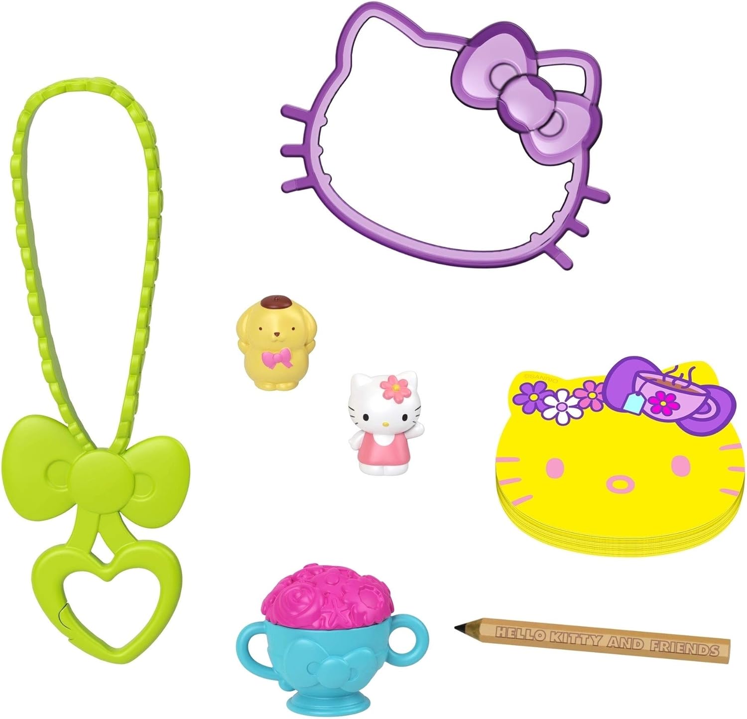 Hello Kitty Sanrio GVB31 Hello Kitty and Friends Minis Tea Party Playset, Multicolor, Standard - Image 4
