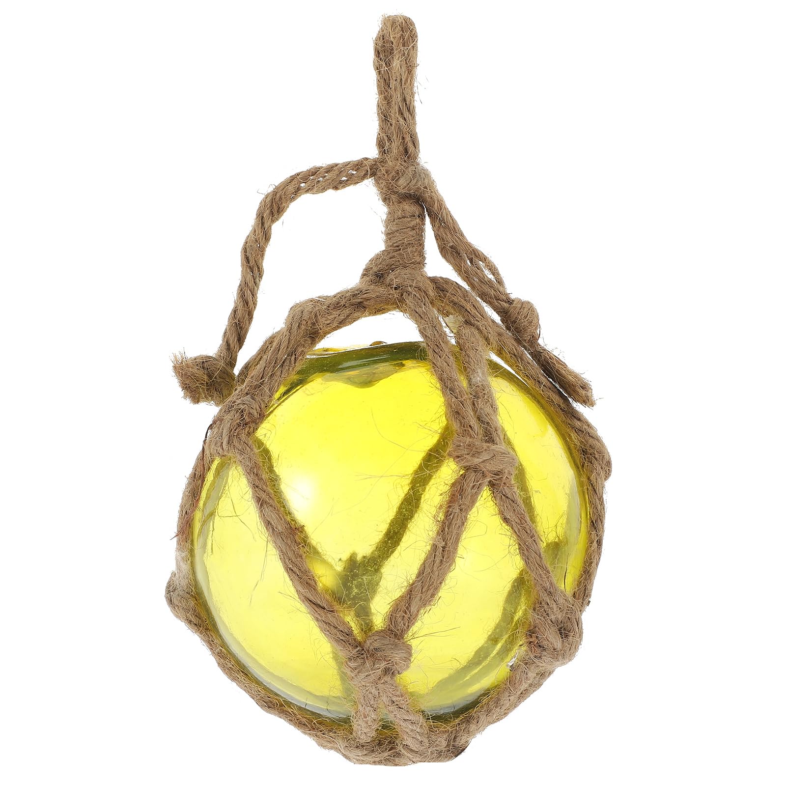 FOMIYES Glass Fishing Float Glass Fishing Buoy Ball Decor Nautical Coastal Float Ball Christmas Weddings Beach Ornaments, Navy, 9*9cm, (513E1497CW)