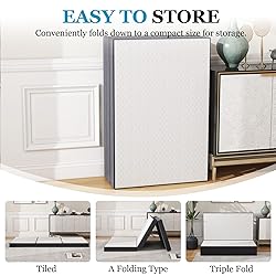 wOod-it Folding Mattress, 4 inch Tri-Fold Memory