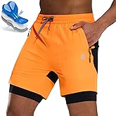 Nepest Mens Mountain Bike Shorts 3D Padded MTB Shorts Bicycle Biking Biker Baggy Cycling Shorts with Zipper Pockets