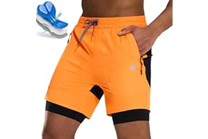 Nepest Mens Mountain Bike Shorts 3D Padded MTB Shorts Bicycle Biking Biker Baggy Cycling Shorts with Zipper Pockets