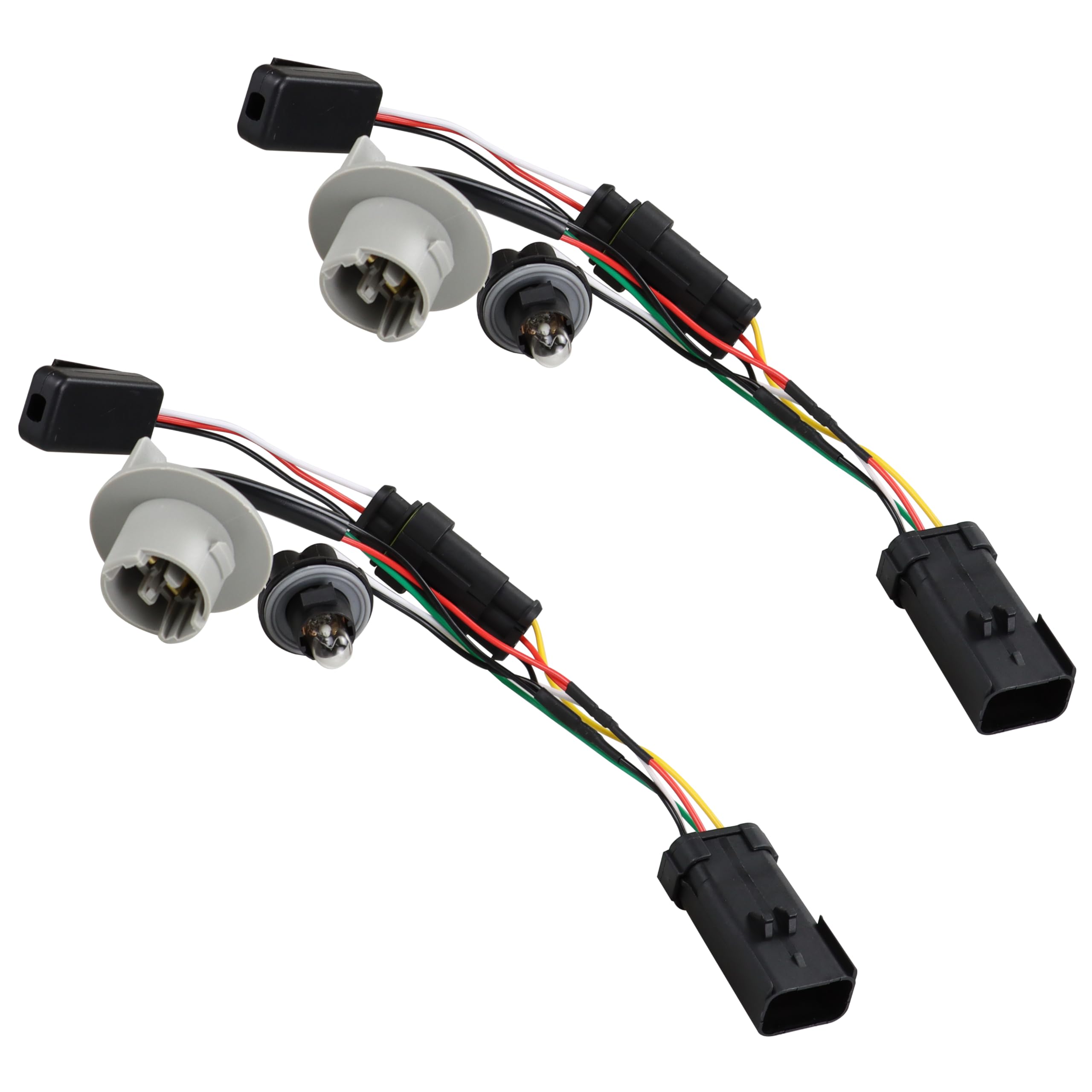 Photo 1 of 1 Pair Converters Harness Adapters Fit for Dodge Ram 2013-2018 Stock LED Tail Lights to Aftermarket LED Tail Lights Relaces 640011