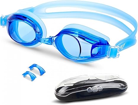 EVEREST FITNESS Gafas de natación con protección Anti-Niebla ...