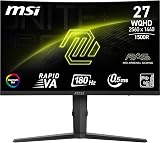 MSI MAG 275CQRF QD E2 27 Inch WQHD Curved Gaming Monitor 180 Hz
