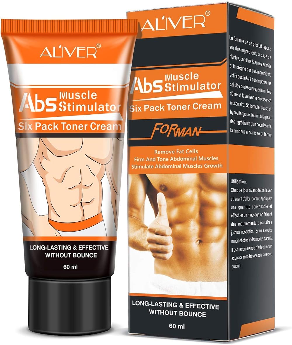 find back Abdominal Muscle Cream Fat Burner Slim Tighten Arms Thighs Men Women