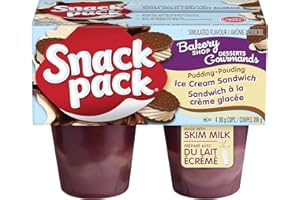 Snack Pack Ice Cream Sandwich Dessert Pudding, 12 x 4-Pack 99 gram Cups
