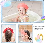 FUSACONY Baby Shower Cap Shield Pink Crown 0-9 Years Kids Visor Hat view 3